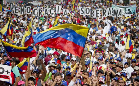 Venezuela Guaido Supporters