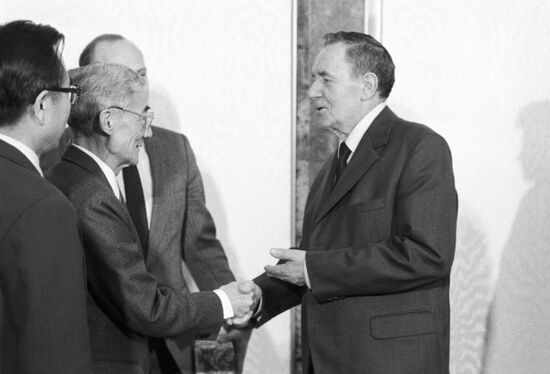 Chairman of Presidium of Supreme Soviet of USSR Andrei Gromyko