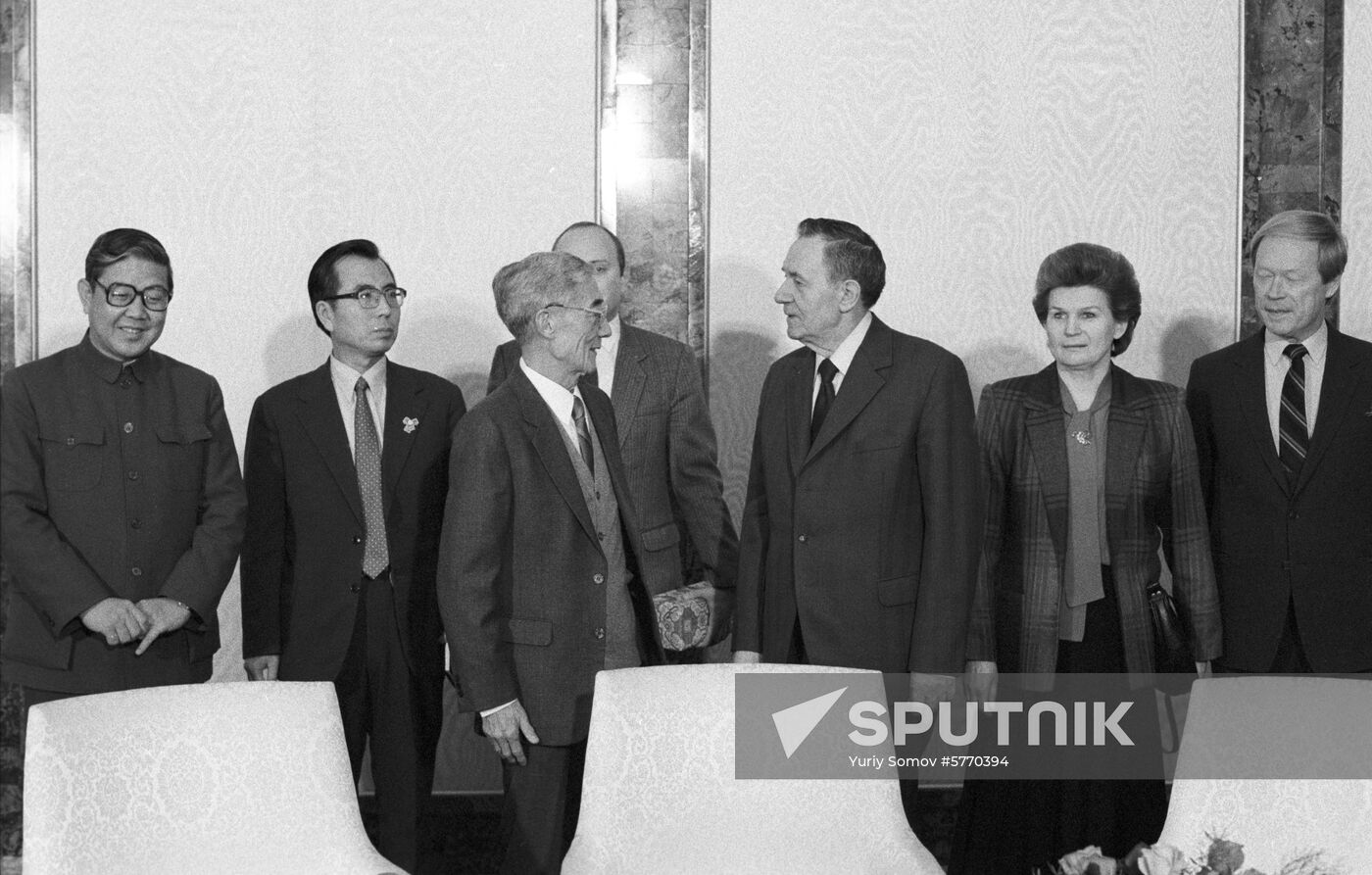 Chairman of Presidium of Supreme Soviet of USSR Andrei Gromyko