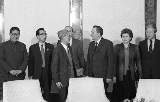 Chairman of Presidium of Supreme Soviet of USSR Andrei Gromyko