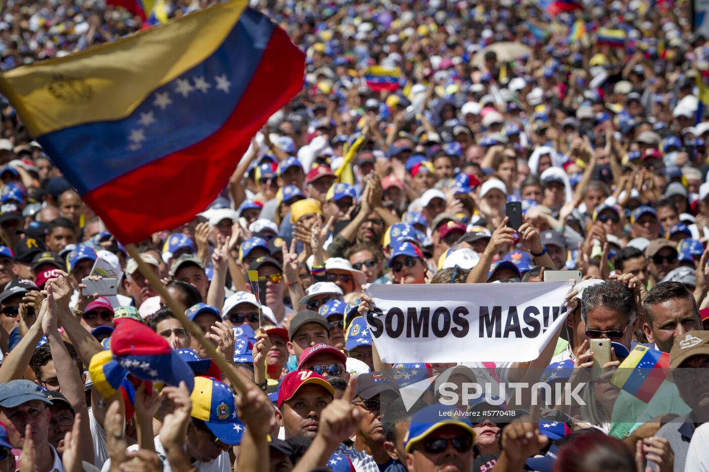 Venezuela Guaido Supporters