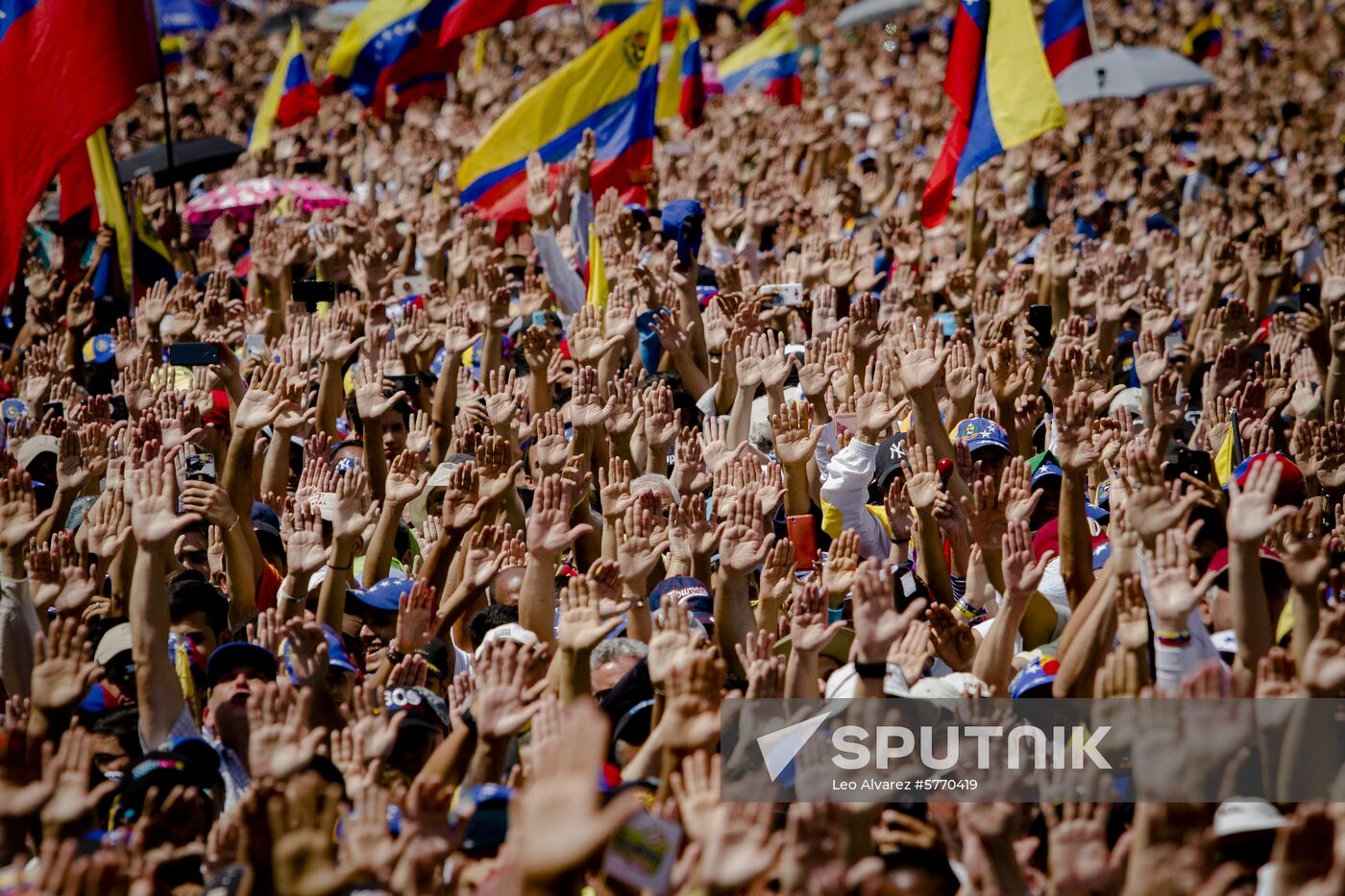 Venezuela Guaido Supporters