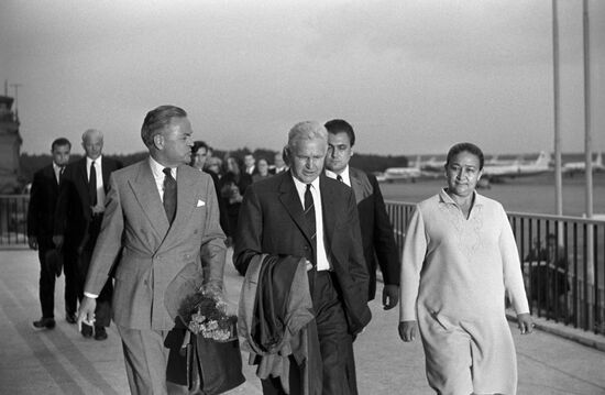 Delegation of Danish parliament visits USSR
