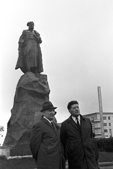First Secretary of Bulgarian Communist Party Todor Zhivkov visits USSR