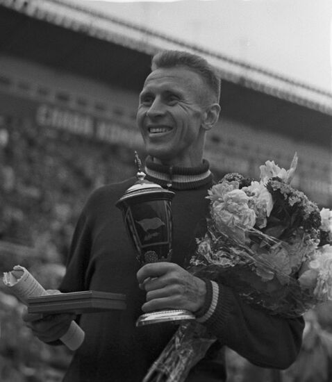 Soviet track and field athlete Pyotr Bolotnikov