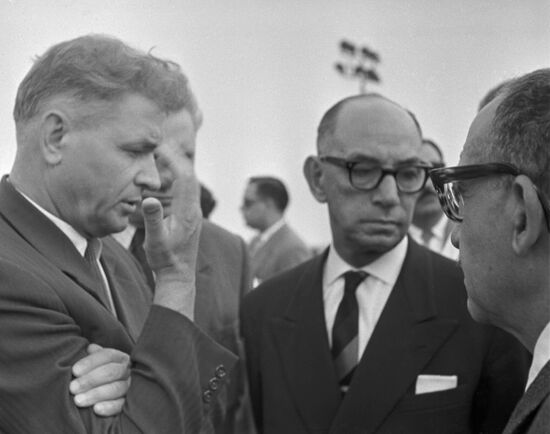 Delegation of United Arab Republic visits USSR