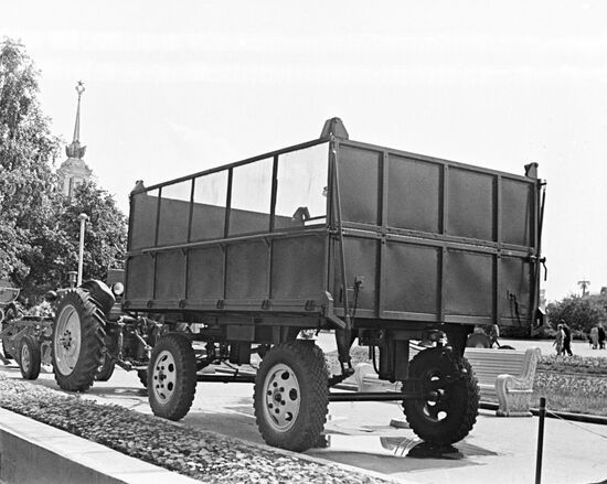 Farming machinery exhibition at VDNKh