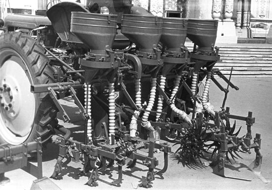 Farming machinery exhibition at VDNKh
