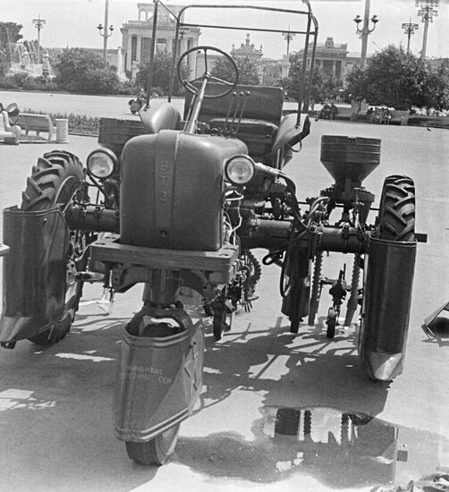 Fartming machinery exhibition at VDNKh
