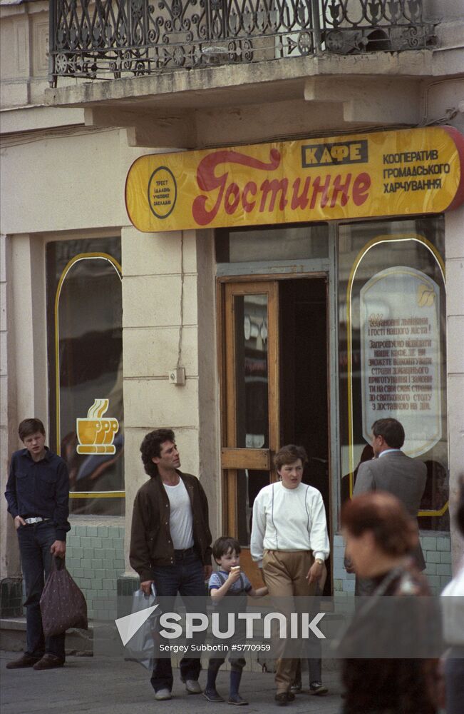 Cooperative cafe in Vinnitsa