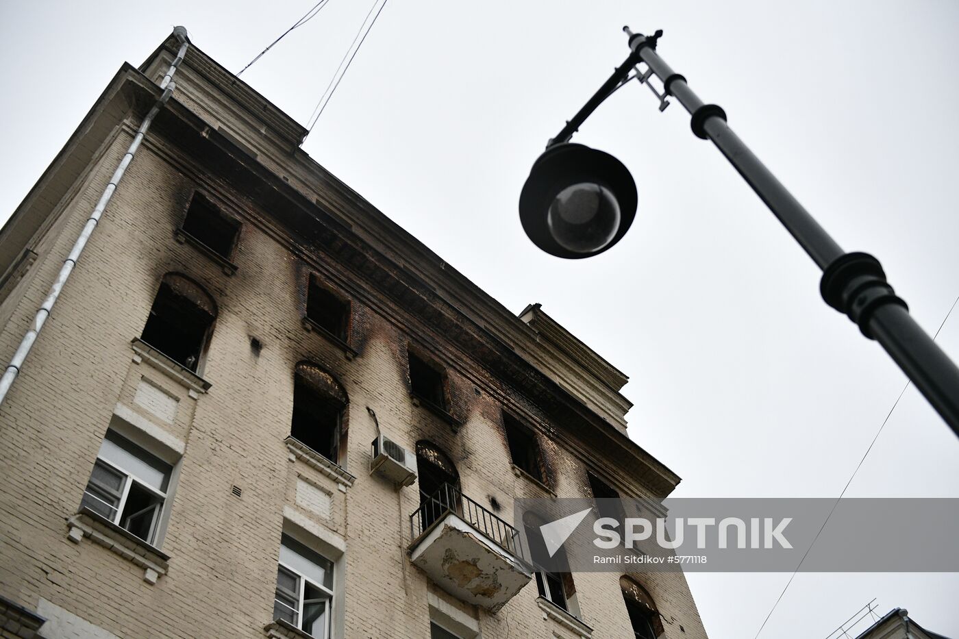 Russia Residential Building Fire