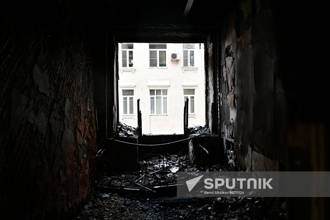 Russia Residential Building Fire