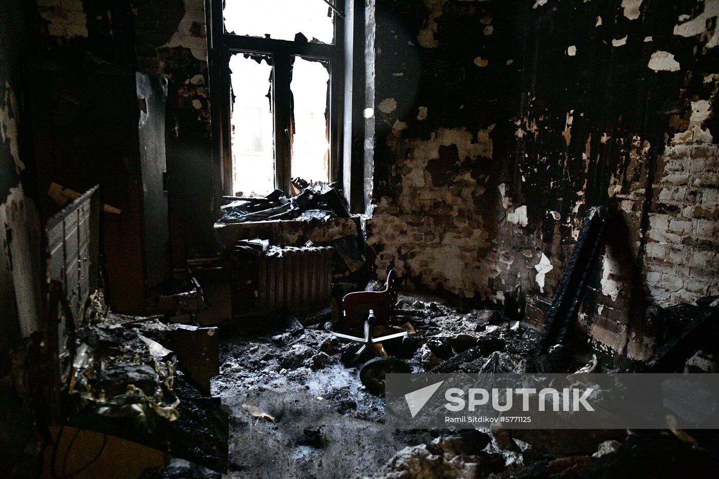 Russia Residential Building Fire