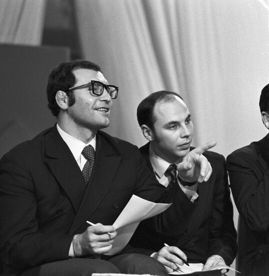 Editor-in-chief of sports programs at USSR State Committee for Radio and Television Alexander Ivanitsky