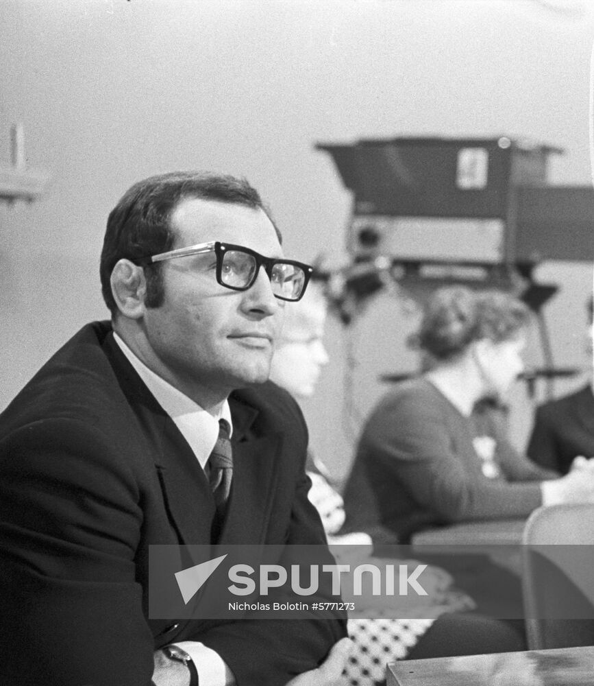 Editor-in-chief of sports programs at USSR State Committee for Radio and Television Alexander Ivanitsky