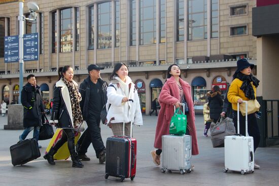 China New Year Travel Rush