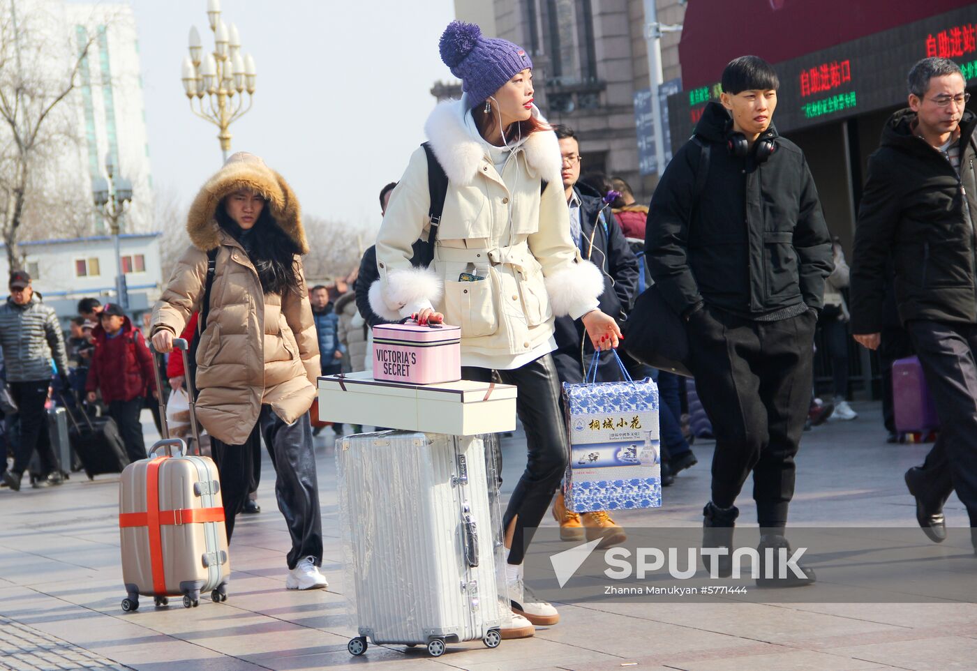 China New Year Travel Rush