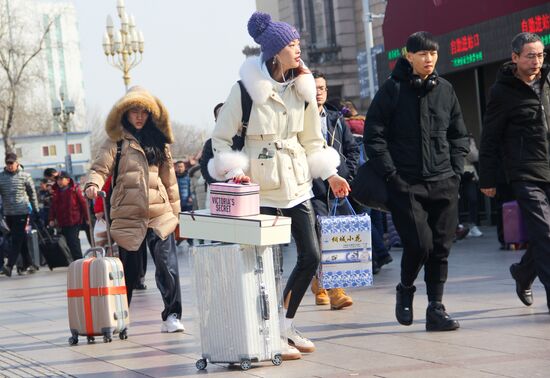 China New Year Travel Rush