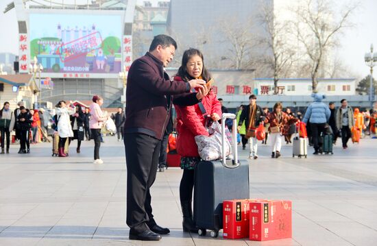 China New Year Travel Rush