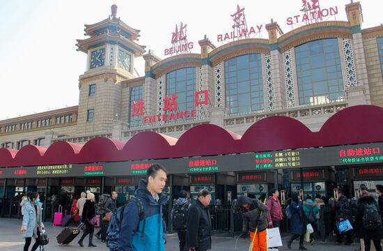 China New Year Travel Rush