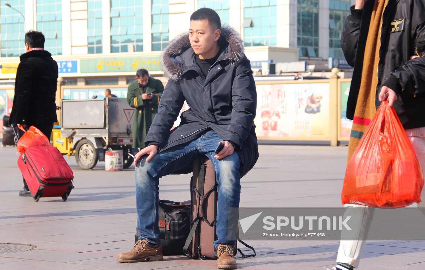 China New Year Travel Rush