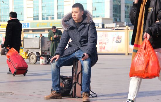 China New Year Travel Rush