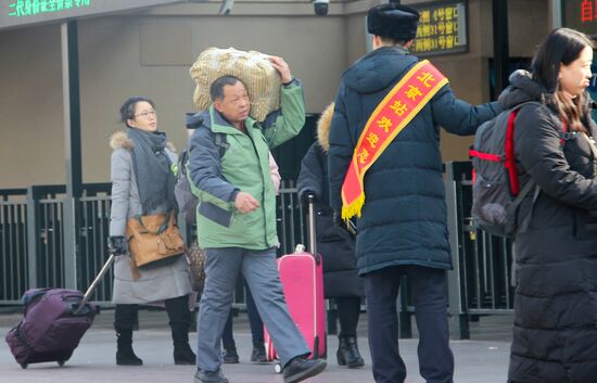 China New Year Travel Rush