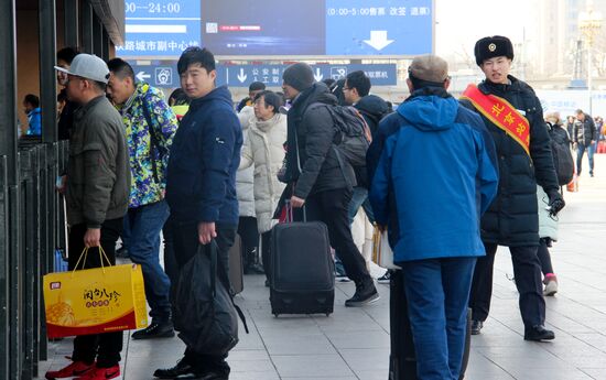 China New Year Travel Rush