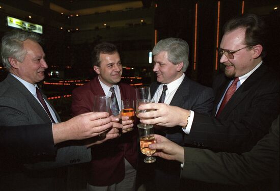 Moscow Central Stock Exchange President Vyacheslav Pankin