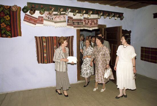 Mikhail Gorbachev's visit to Romania