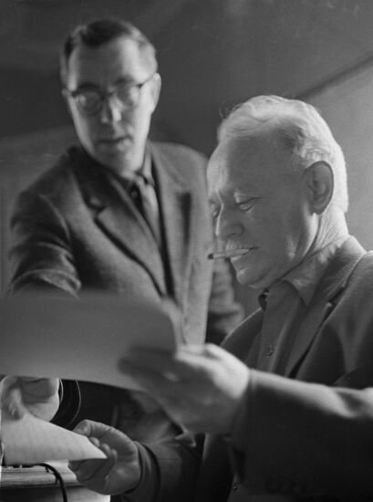 Soviet writer Mikhail Sholokhov