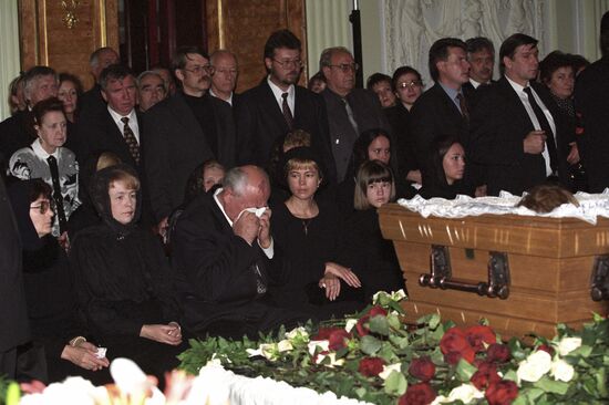 Farewell ceremony for Raisa Gorbachev