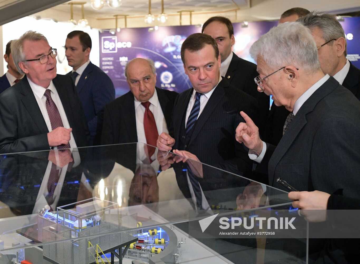 Prime Minister Dmitry Medvedev attends events as part of Year of Mendeleev's Periodic Table