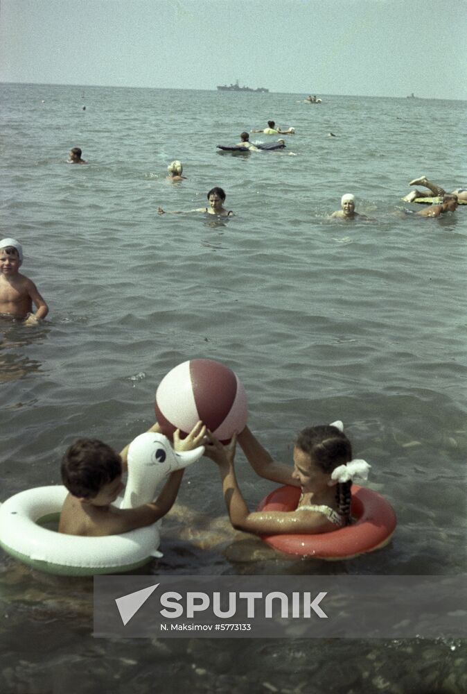 Sukhumi Bay in Abkhazia