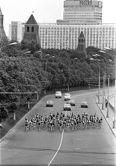 Moscow bicycle race