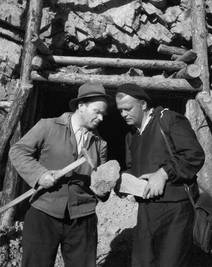Soviet geological expedition in Sayany mountain range