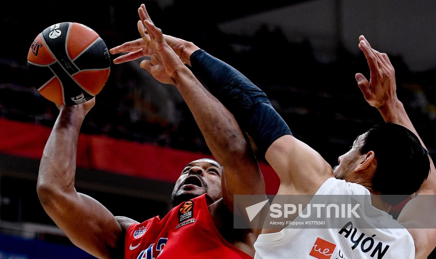 Russia Basketball Euroleague CSKA - Real