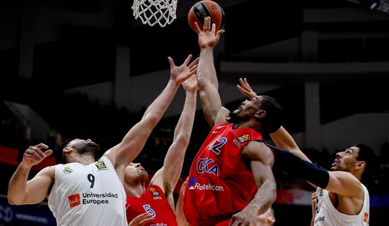 Russia Basketball Euroleague CSKA - Real