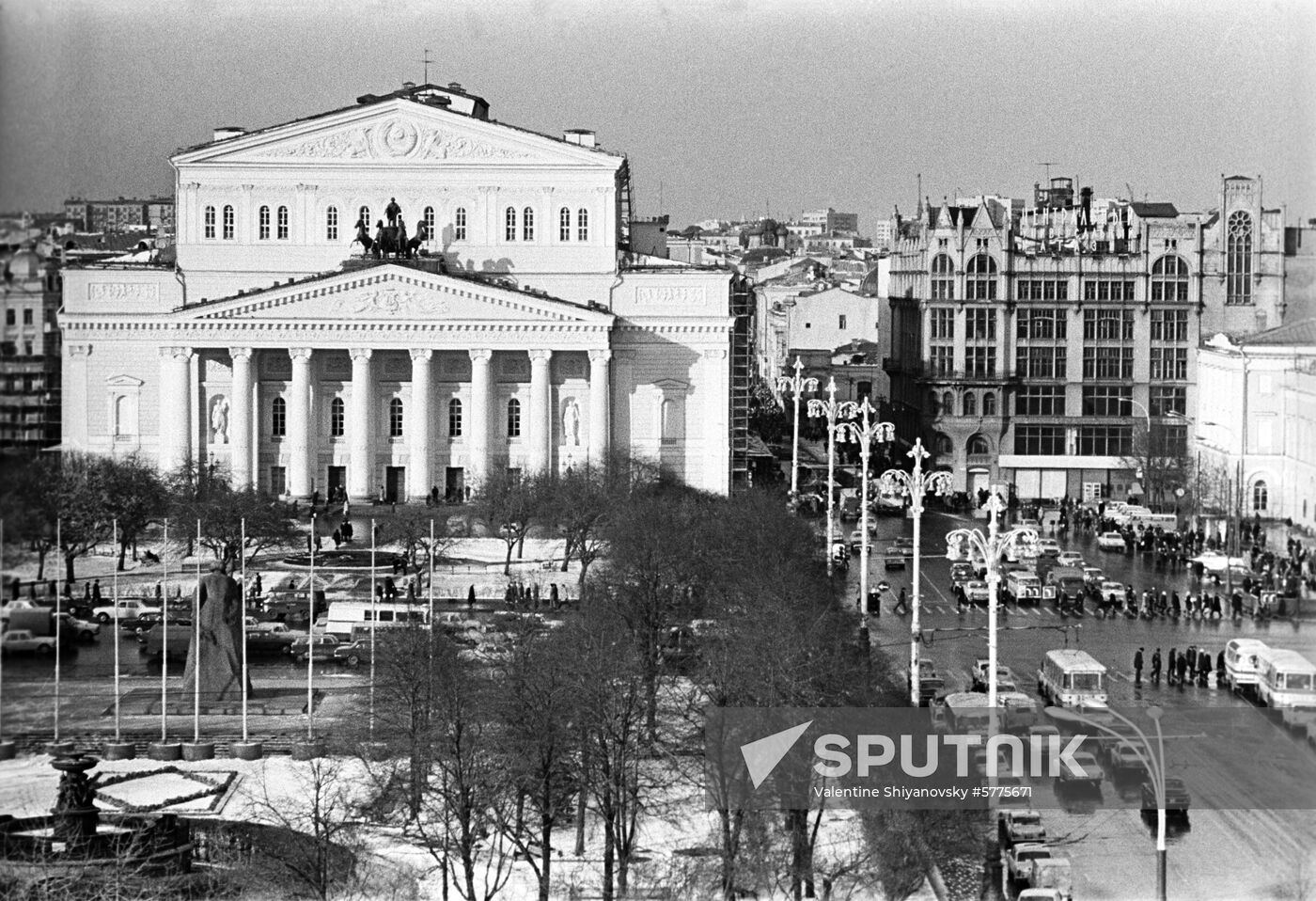 Building of Moscow's Bolshoi Theater