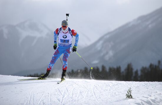 Canada Biathlon World Cup Relay Competition Men