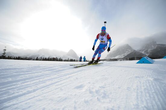 Canada Biathlon World Cup Relay Competition Men