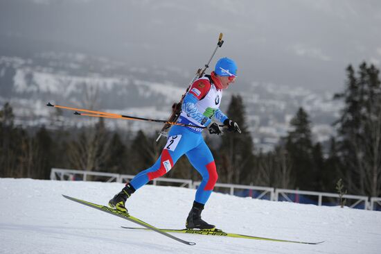 Canada Biathlon World Cup Relay Competition Men