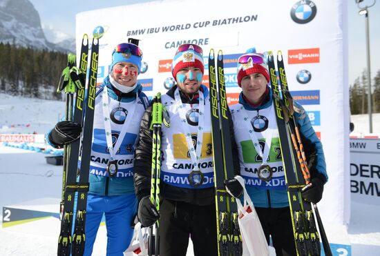 Canada Biathlon World Cup Relay Competition Men
