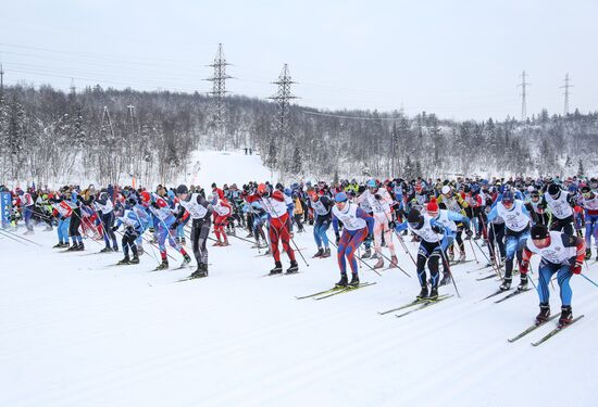 Russia Mass Ski Race