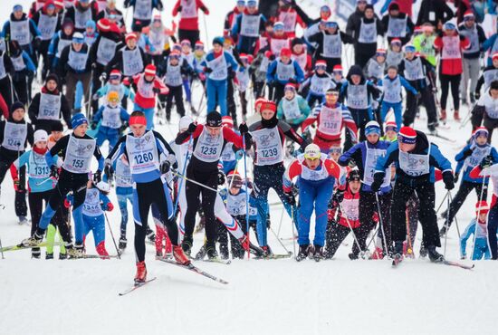 Russia Mass Ski Race