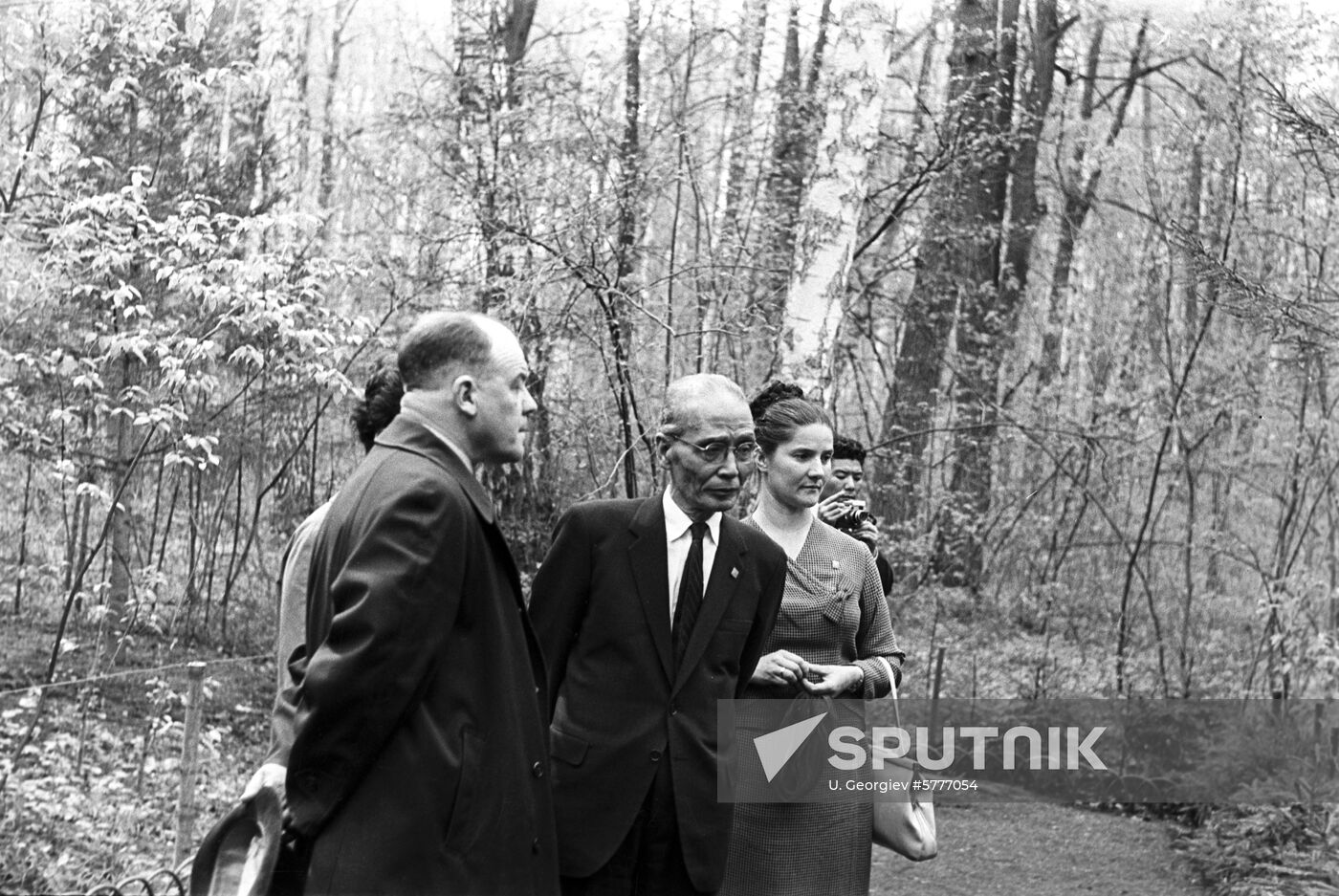 Japanese professor Itsuro Sakisaka in Yasnaya Polyana