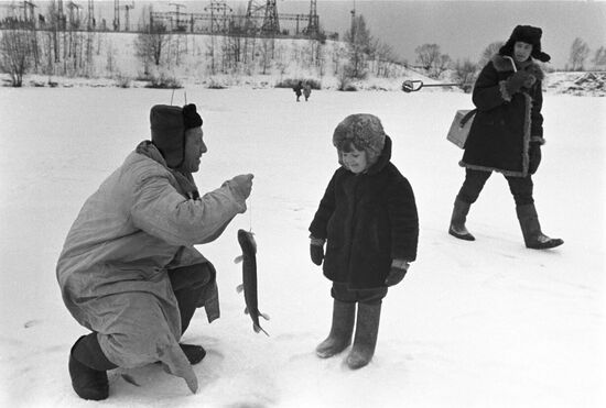 Ice fishing