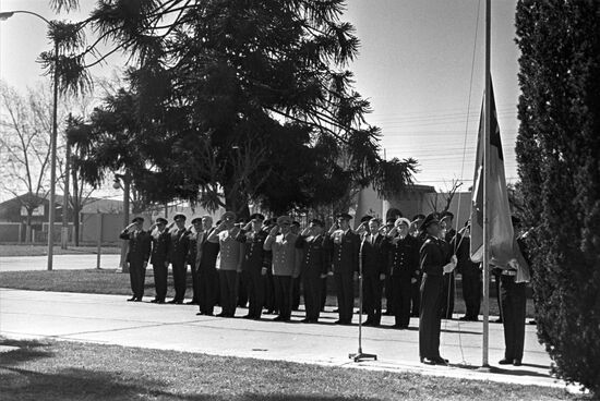 Soviet military delegation in Chile