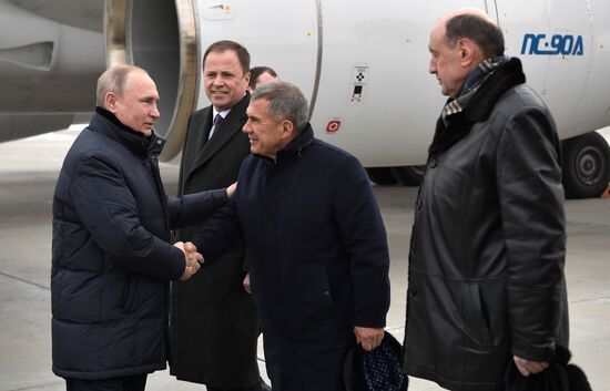 President Putin's working trip to Tatarstan
