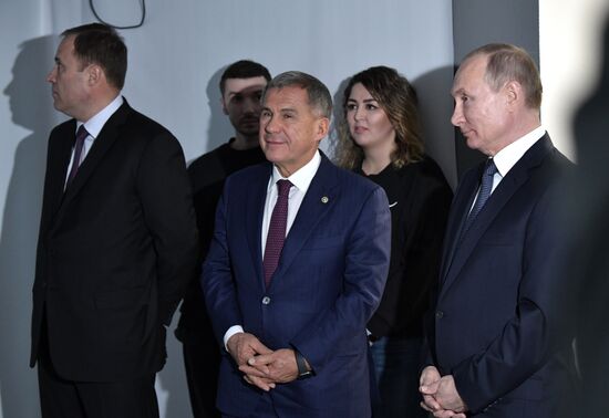 President Putin's working trip to Tatarstan